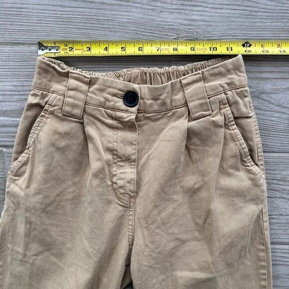Bershka‎ Womens Beige High-Rise Elastic Cuff Casual Jogger Pants Size 36 USA 4 - Picture 2 of 7